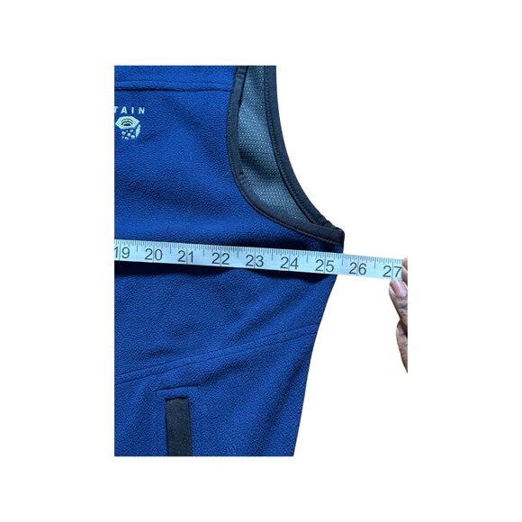Vintage Mountain Hardwear Gore Mens Windstopper Vest Outdoors XL Blue & Black - Picture 6 of 13